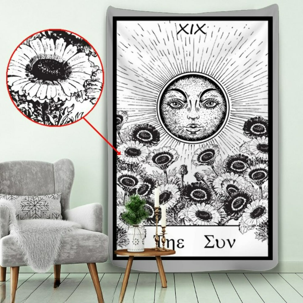 Moon Art Tapestry Wall Hanging Tapis Cloth