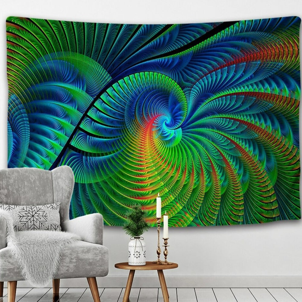 Illusion Art Tapestry Wall Hanging Tapis Cloth