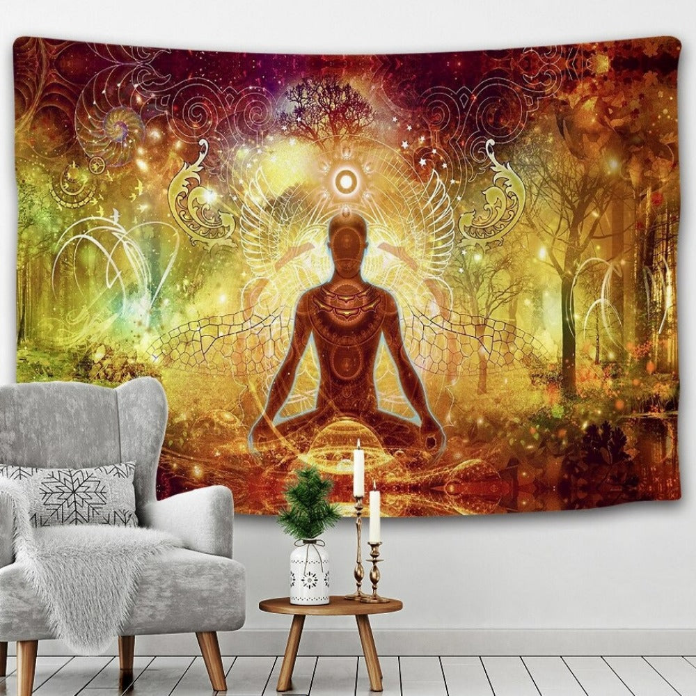 Inner Peace Tapestry Wall Hanging Tapis Cloth
