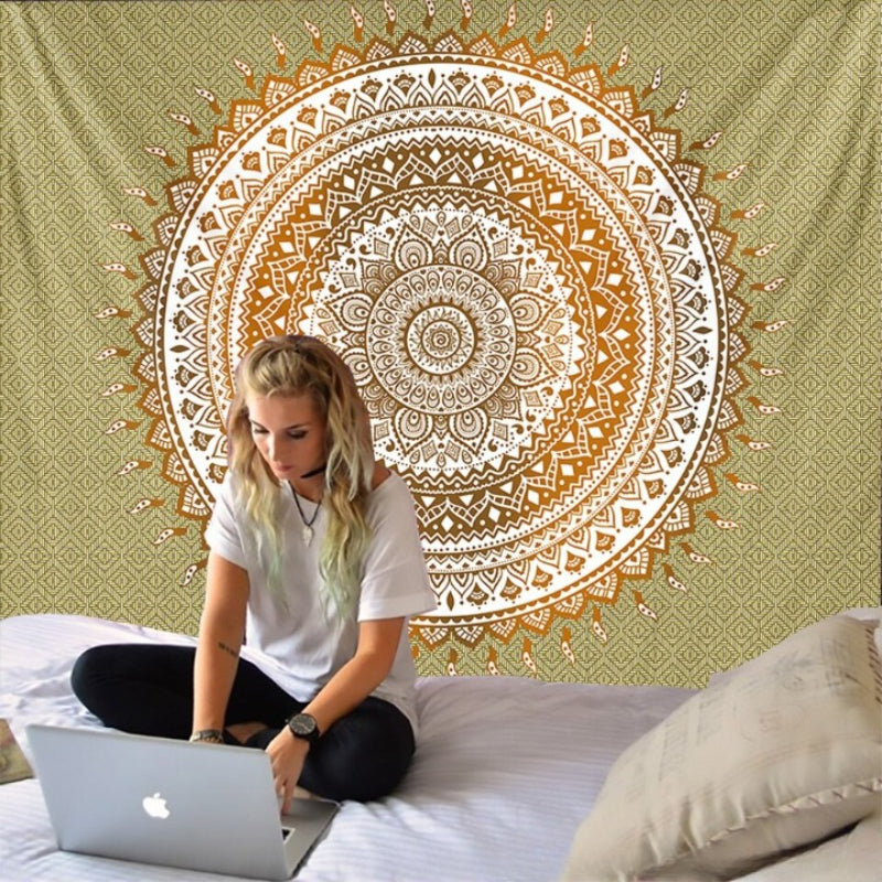 Boho Mandala Tapestry Wall Hanging Tapis Cloth