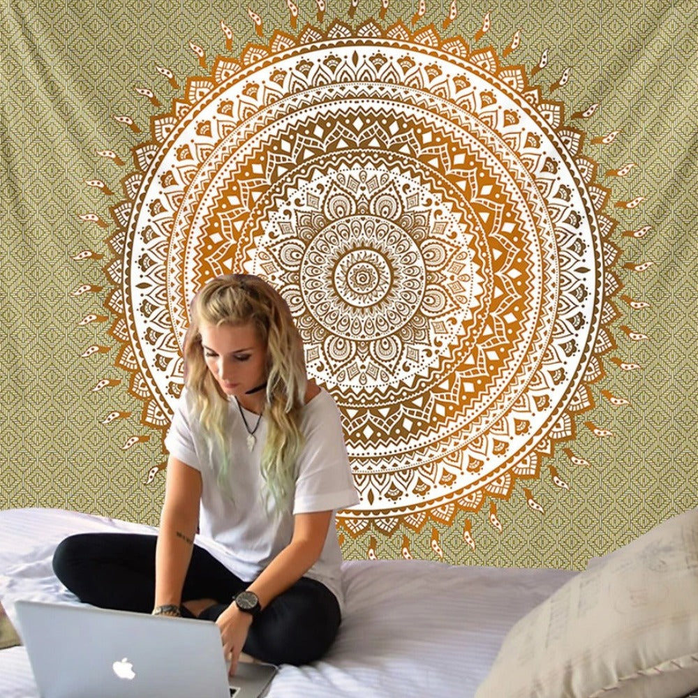 Indian Mandala Home Decor Tapestry Wall Hanging Tapis Cloth