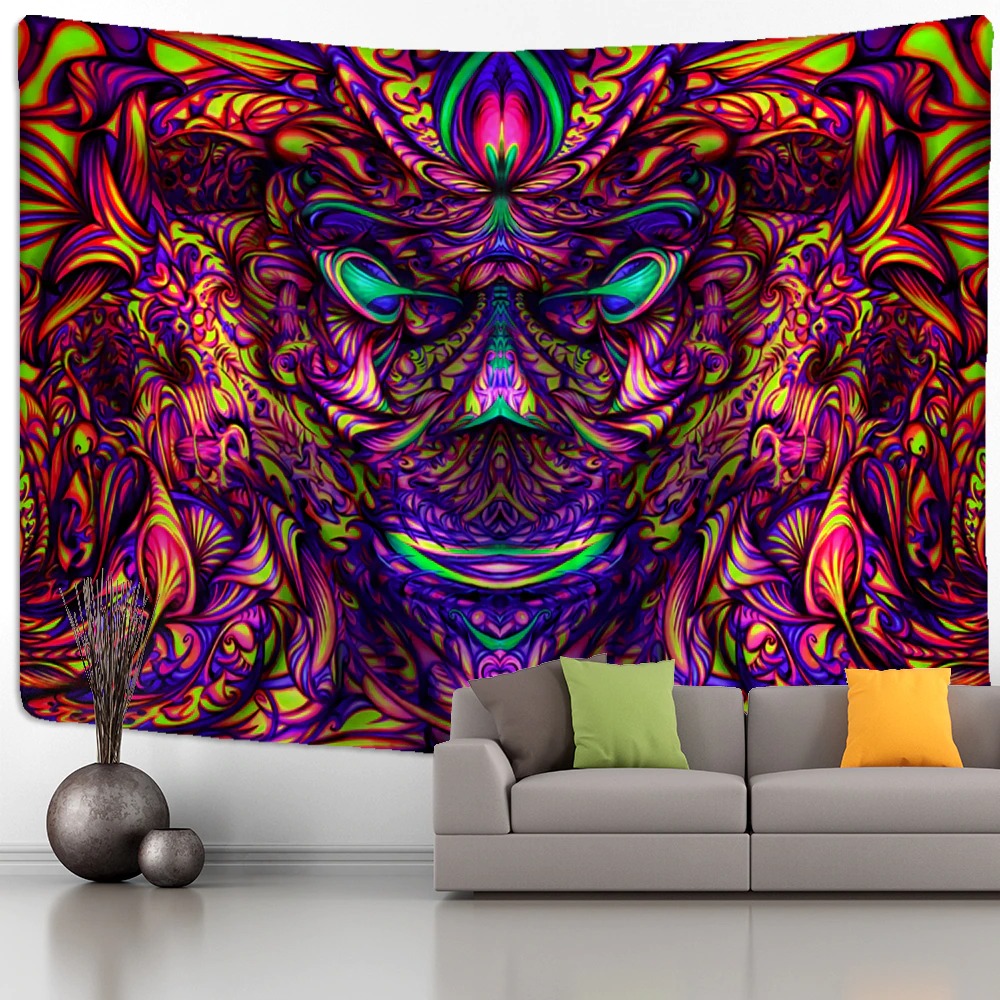 Abstract Print Tapestry Wall Hanging Tapis Cloth