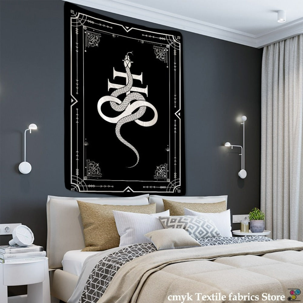 Tarot Divination Tapestry Wall Hanging Tapis Cloth