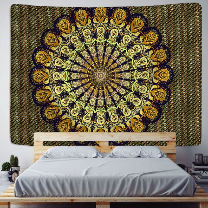 Boho Mandala Tapestry Wall Hanging Tapis Cloth