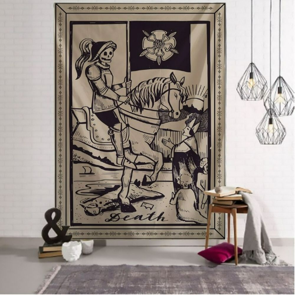 Psychedelic Tarot Tapestry Wall Hanging Tapis Cloth