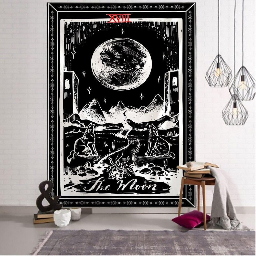 Bohemian Tarot Tapestry Wall Hanging Tapis Cloth