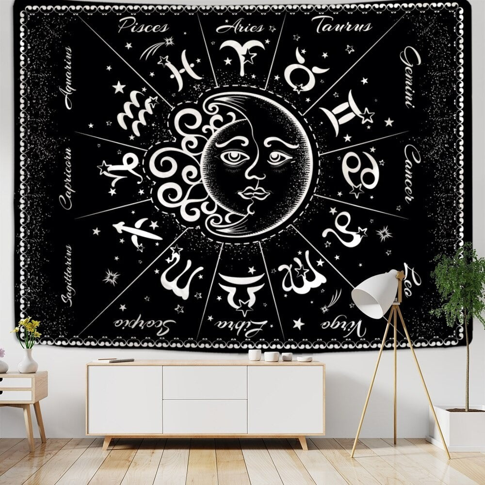 Tarot Card Tapestry Wall Hanging Tapis Cloth