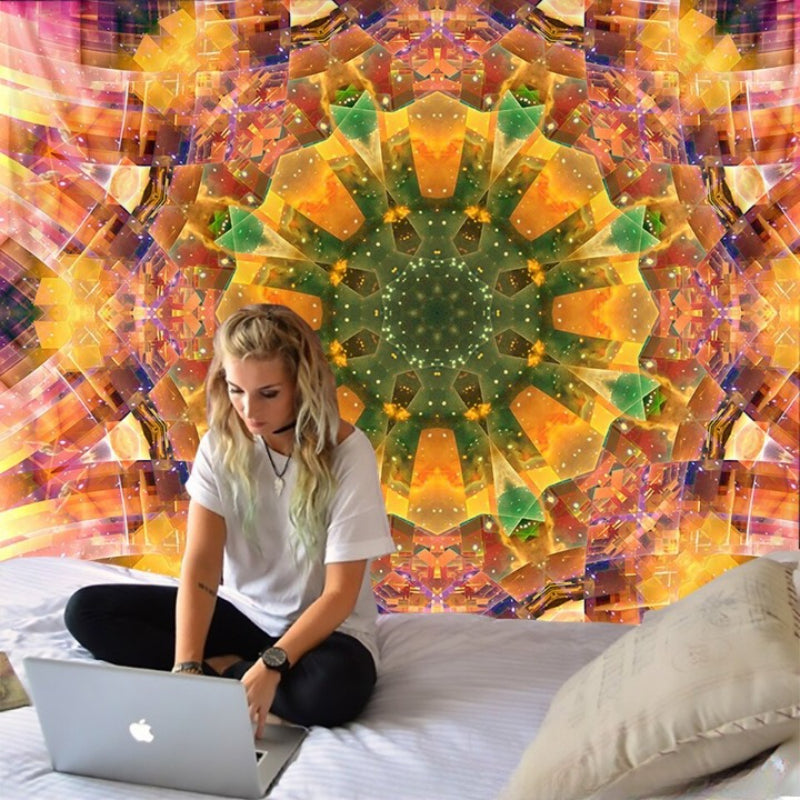 Mandala Artwork Tapestry Wall Hanging Tapis Cloth