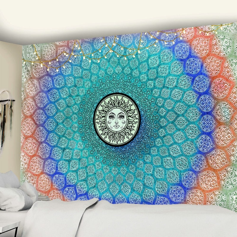 Boho Mandala Tapestry Wall Hanging Tapis Cloth