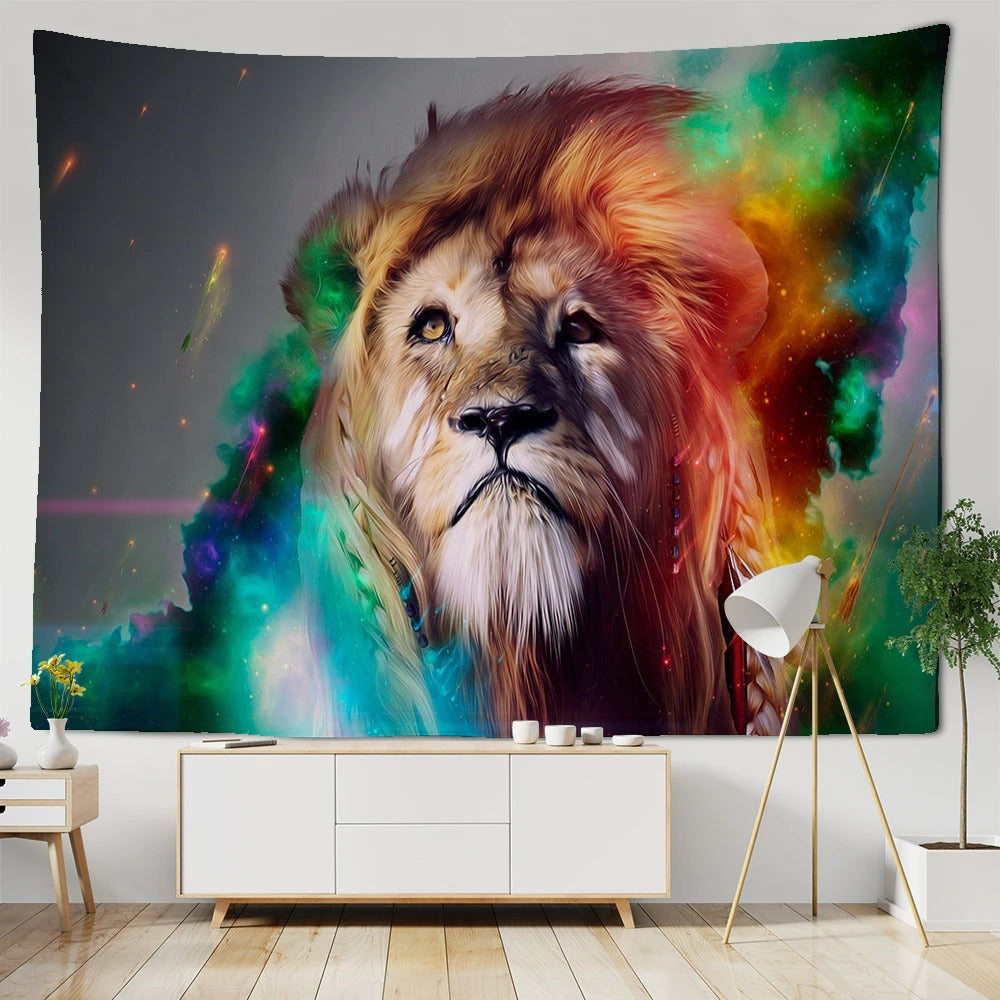 Wild Animal Tapestry Wall Hanging Tapis Cloth