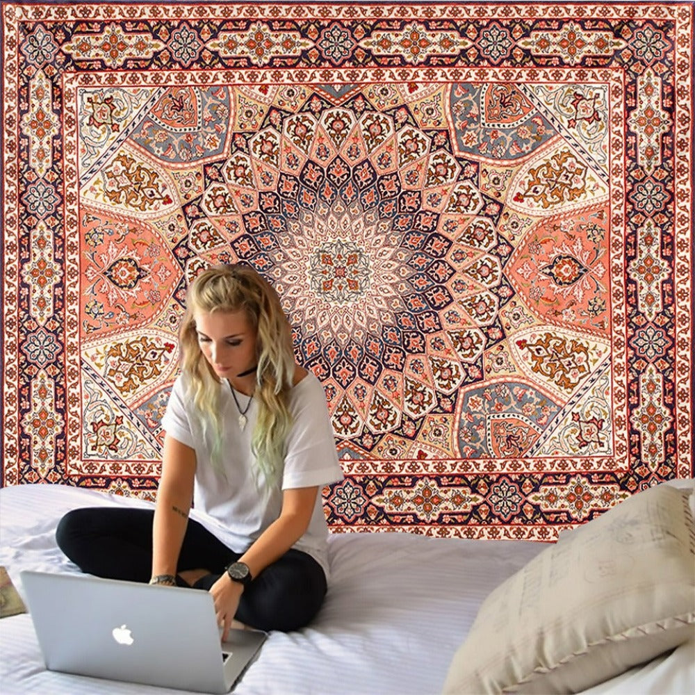 Indian Mandala Tapestry Wall Hanging Tapis Cloth