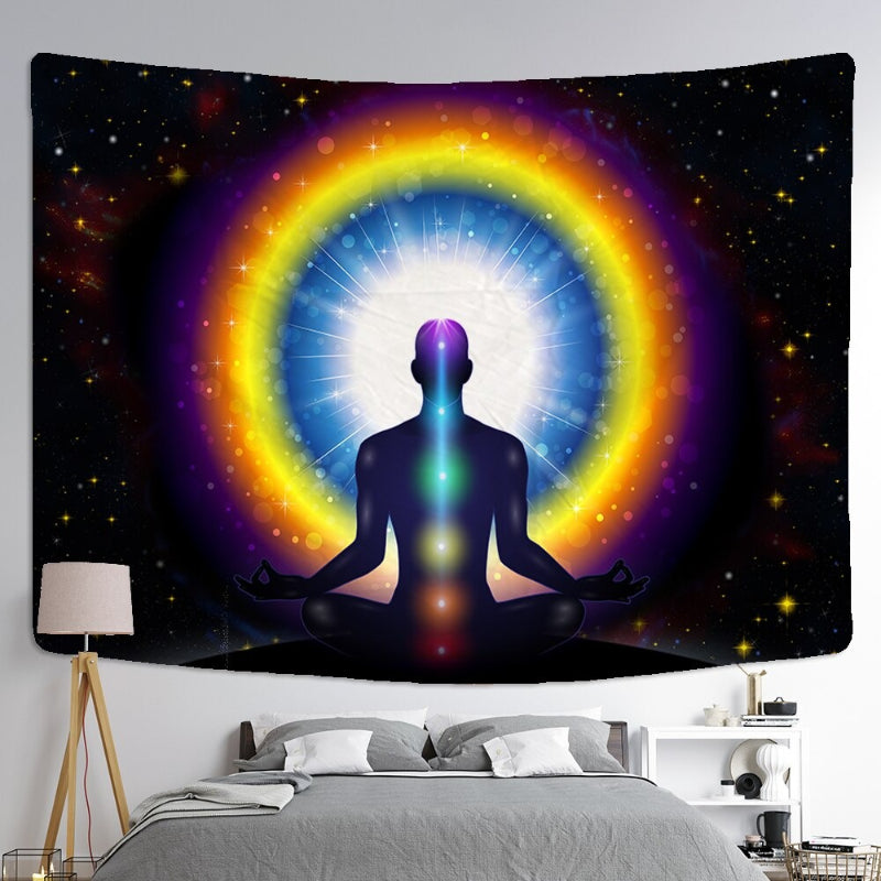 The Mandala Tapestry Wall Hanging Tapis Cloth