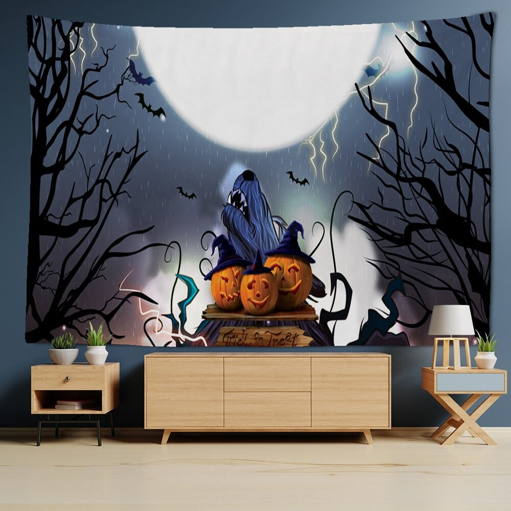 Halloween Tapestry Wall Hanging Tapis Cloth