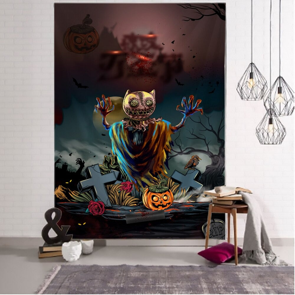 Ghost Doll Tapestry Wall Hanging Tapis Cloth