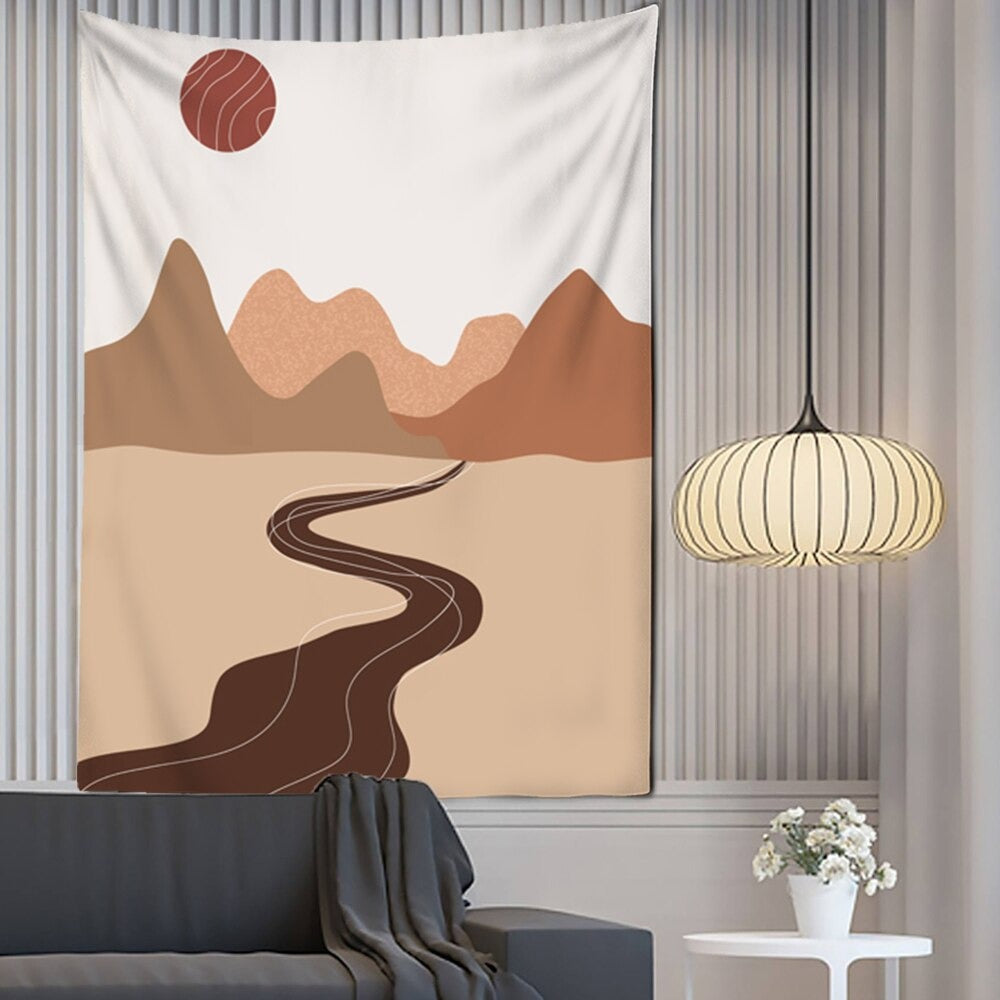 Bohemian Printed Art Tapestry Wall Hanging Tapis Cloth