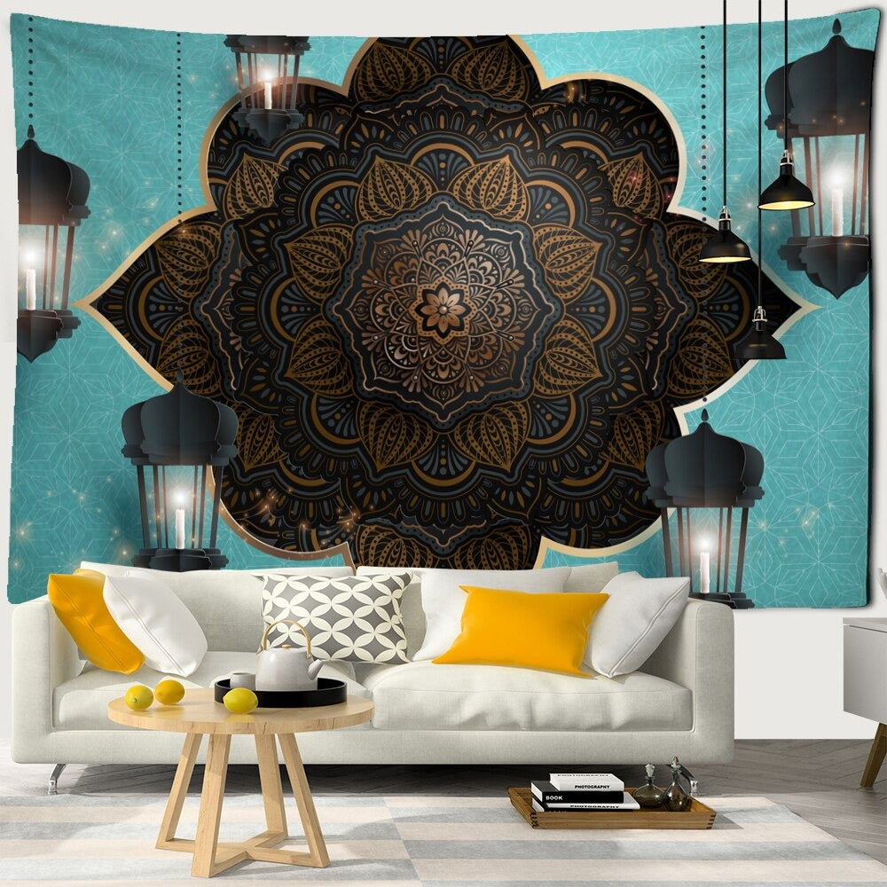 Ramadan Decorations Tapestry Wall Hanging Tapis ClothRamadan Decorations Tapestry Wall Hanging Tapis Cloth - Image 2