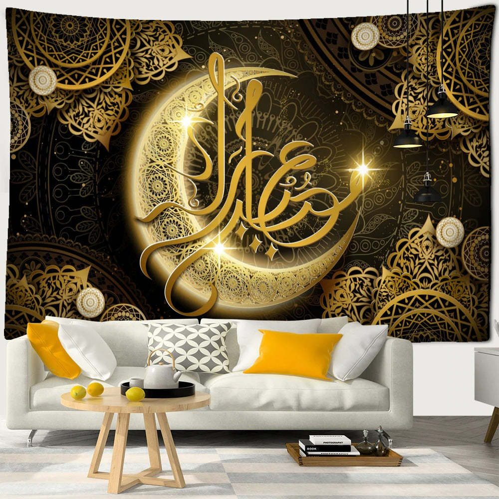 Ramadan Decorations Tapestry Wall Hanging Tapis Cloth