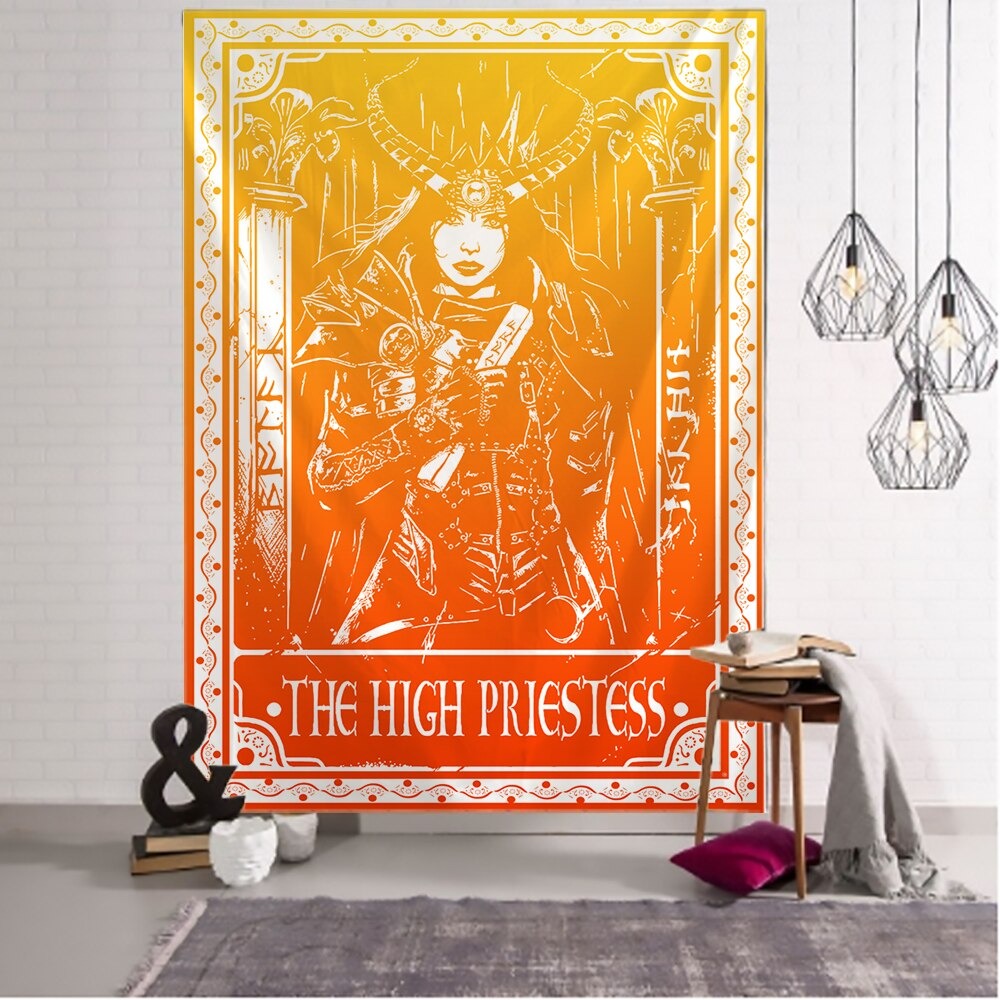 Colorful Bohemian Tarot Tapestry Wall Hanging