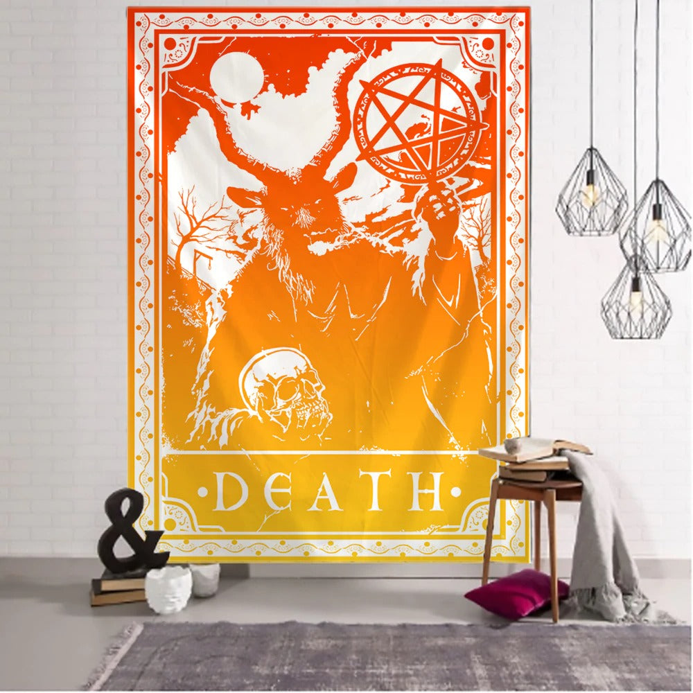 Colorful Tarot Tapestry Wall Hanging Tapis Cloth