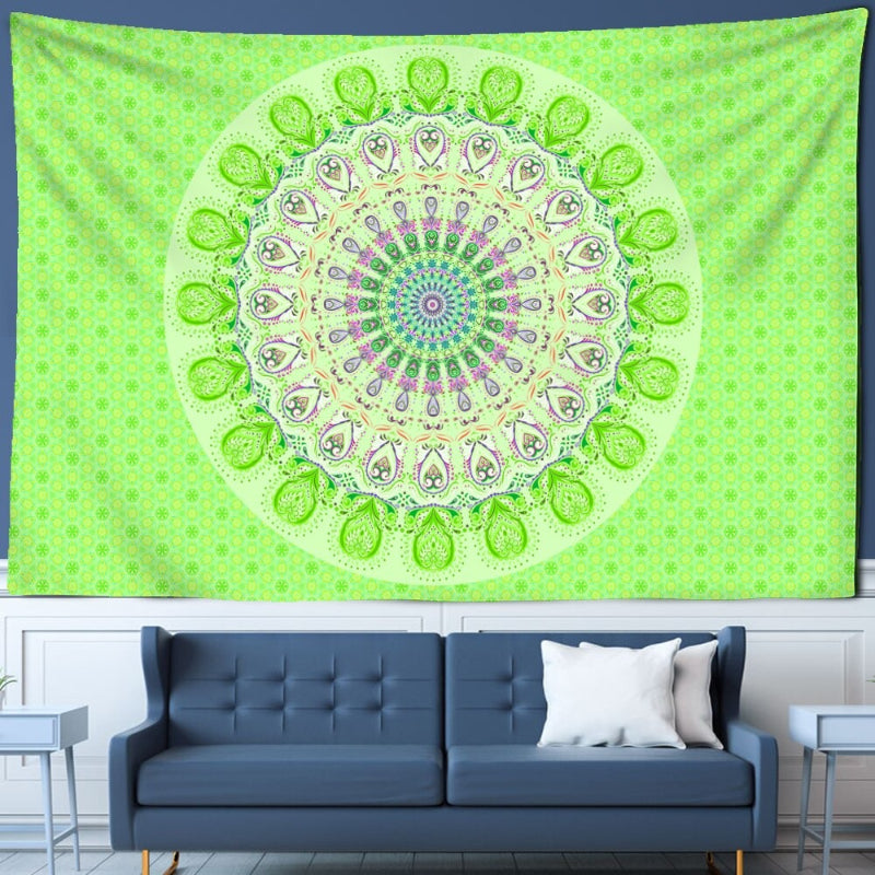 Indian Tapestry Wall Hanging Tapis Cloth