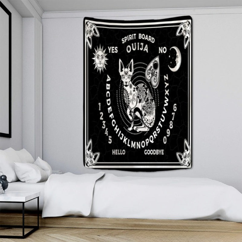 Ouija Board Tapestry Wall Hanging Tapis Cloth