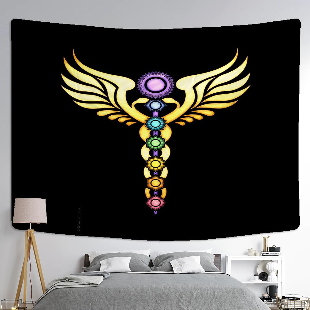 Buddha Meditation Tapestry Wall Hanging Tapis Cloth