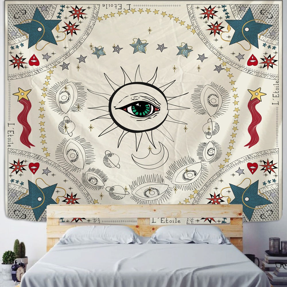 Nordic Bohemian Art Tapestry Wall Hanging Tapis Cloth