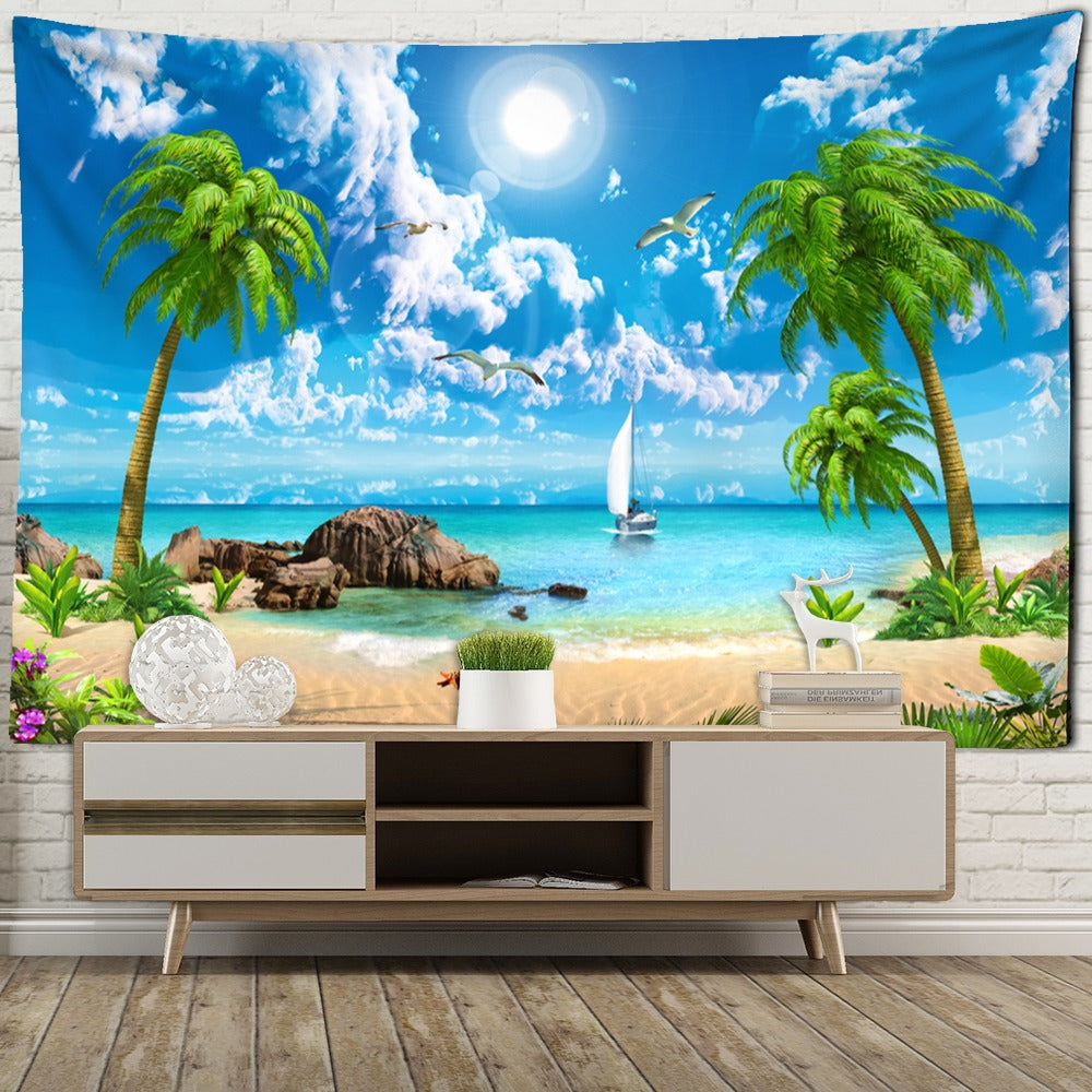 Fantasy Beaches Tapestry Wall Hanging Tapis Cloth