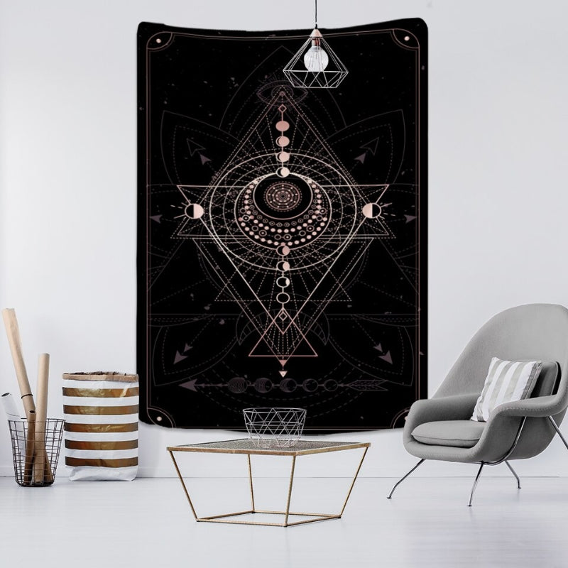Designed Tarot Tapestry Wall Hanging Tapis Cloth