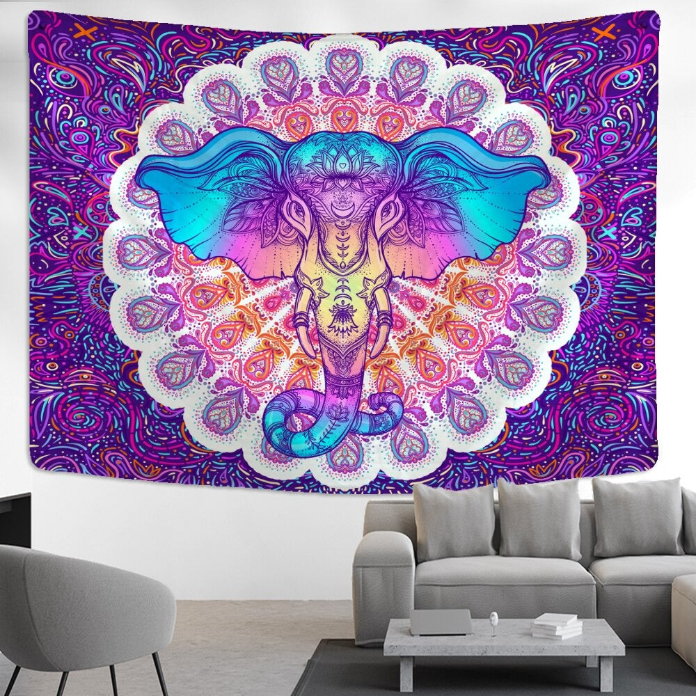 Mandala Art Print Tapestry Wall Hanging Tapis Cloth