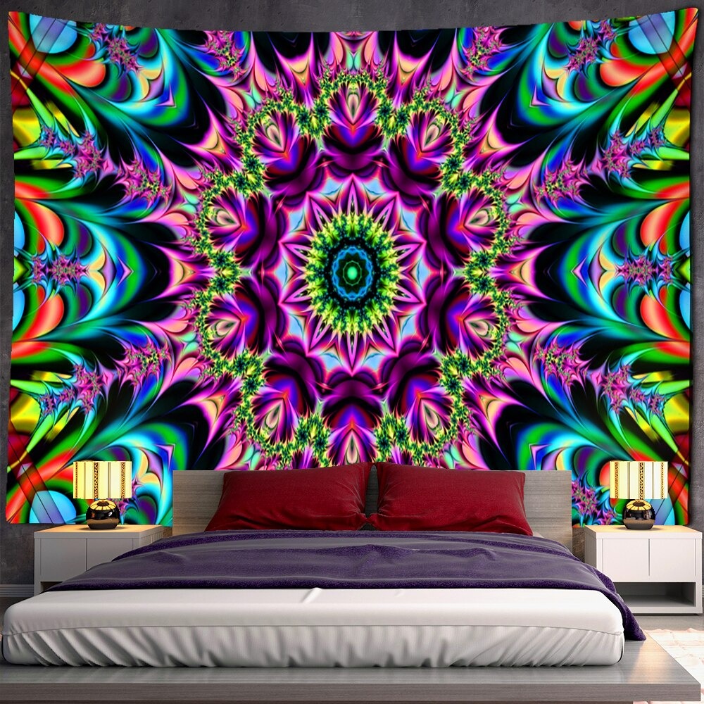 Psychedelic Human Face Tapestry Wall HangingPsychedelic Human Face Tapestry Wall Hanging - Image 6