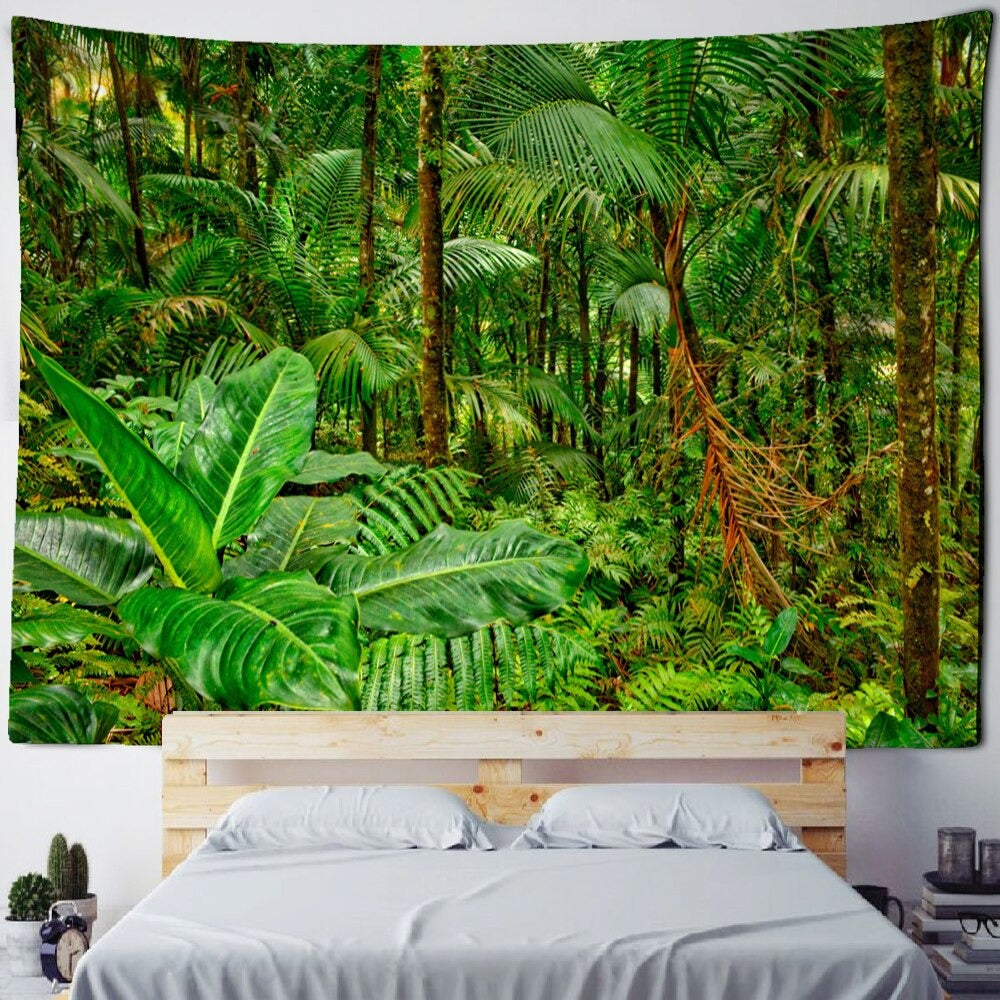 Natural Forest Scenery Tapestry Wall Hanging