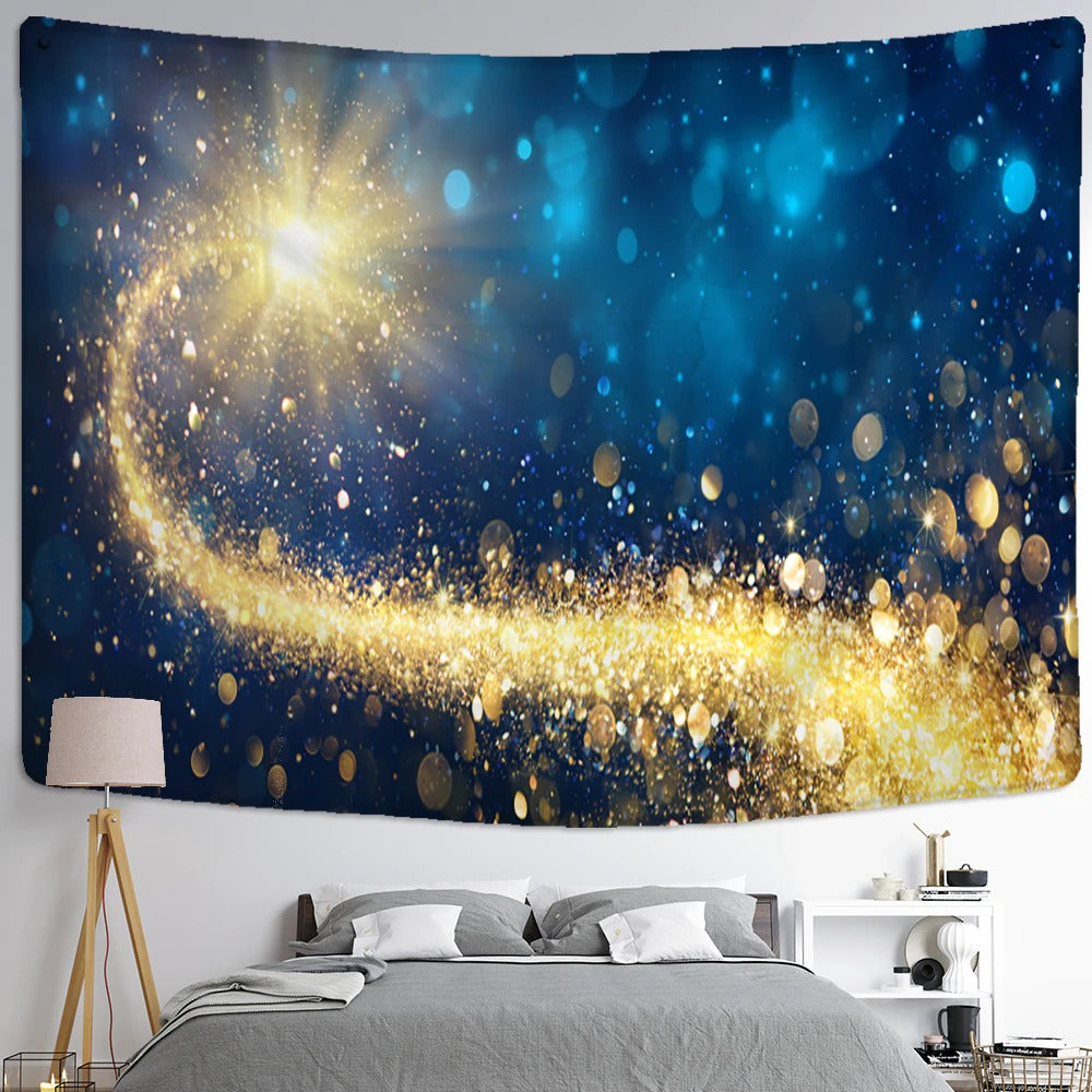 Fireworks Starry Sky Tapestry Wall Hanging Tapis Cloth