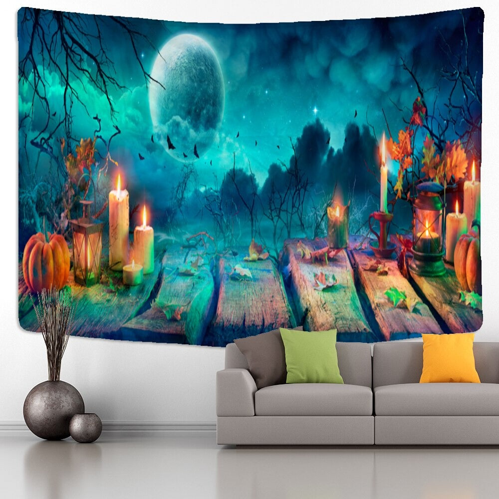 Halloween Tapestry Wall Hanging Tapis Cloth