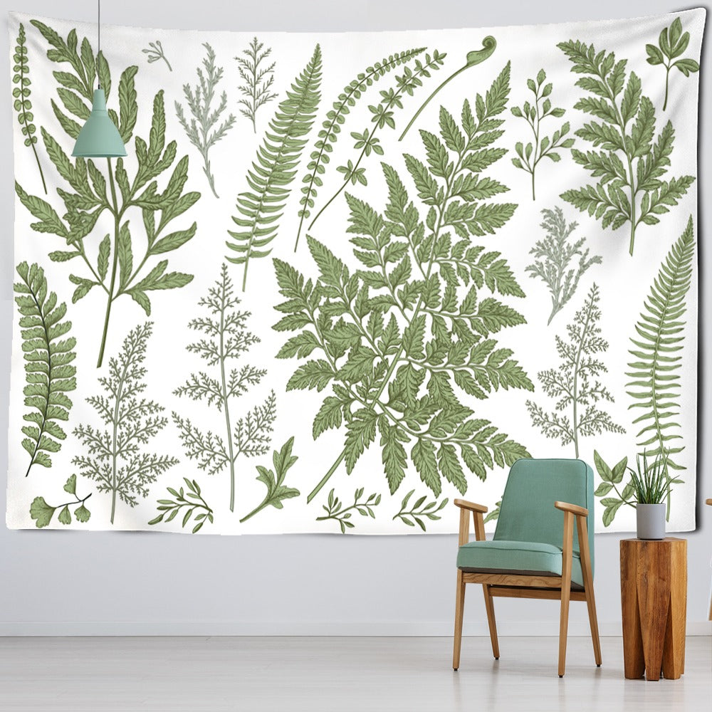 Tropical Plants Tapestry Wall Hanging Tapis Cloth