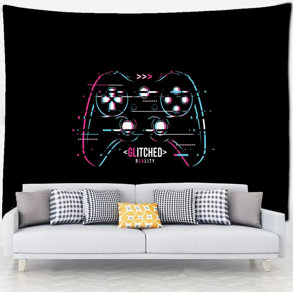 Game Console Tapestry Wall Hanging Tapis Cloth