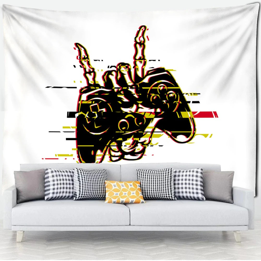 Game Console Tapestry Wall Hanging Tapis Cloth