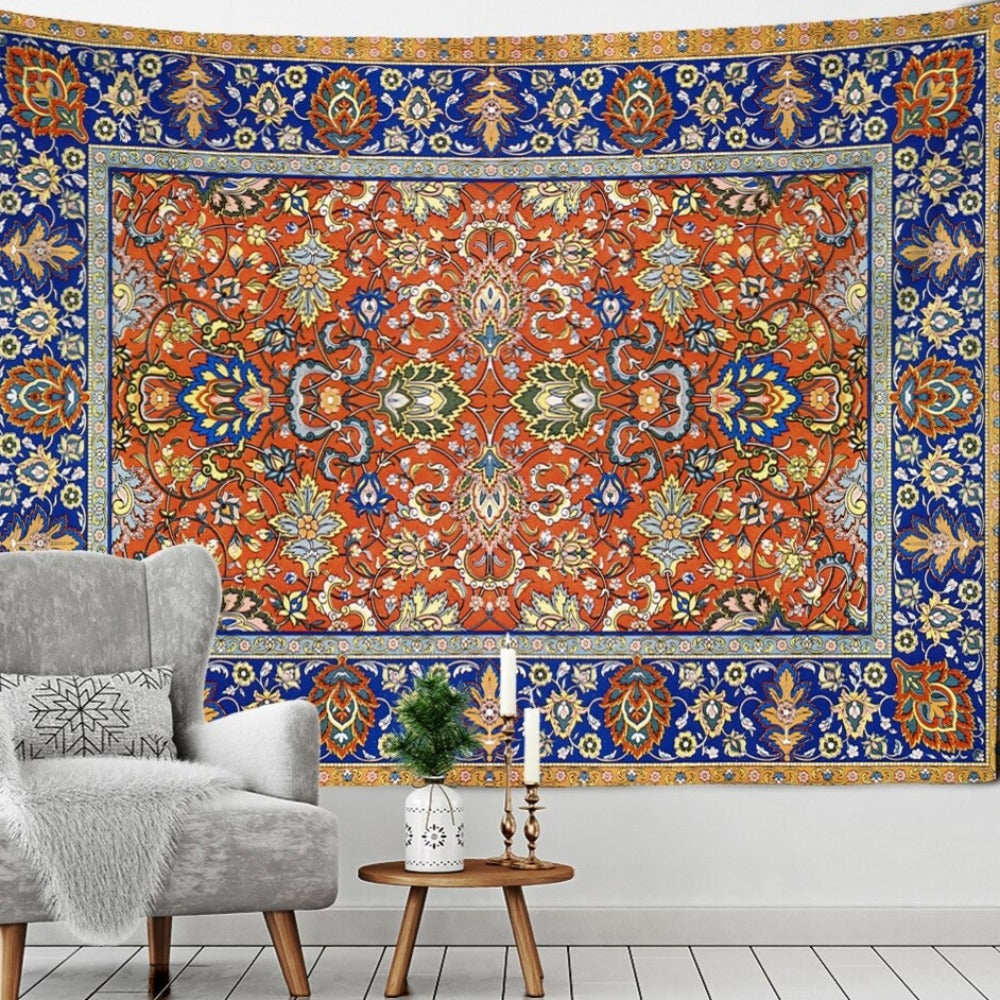Mandala Rug Pattern Tapestry Wall Hanging Tapis Cloth