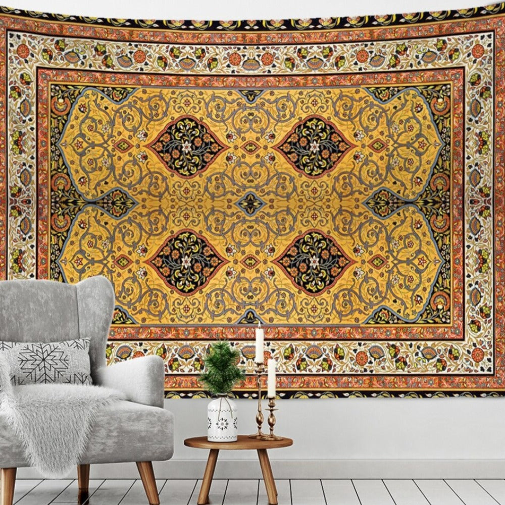 Mandala Rug Pattern Tapestry Wall Hanging Tapis Cloth