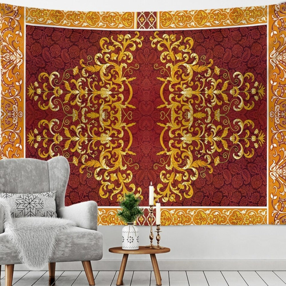 Mandala Rug Pattern Tapestry Wall Hanging Tapis Cloth