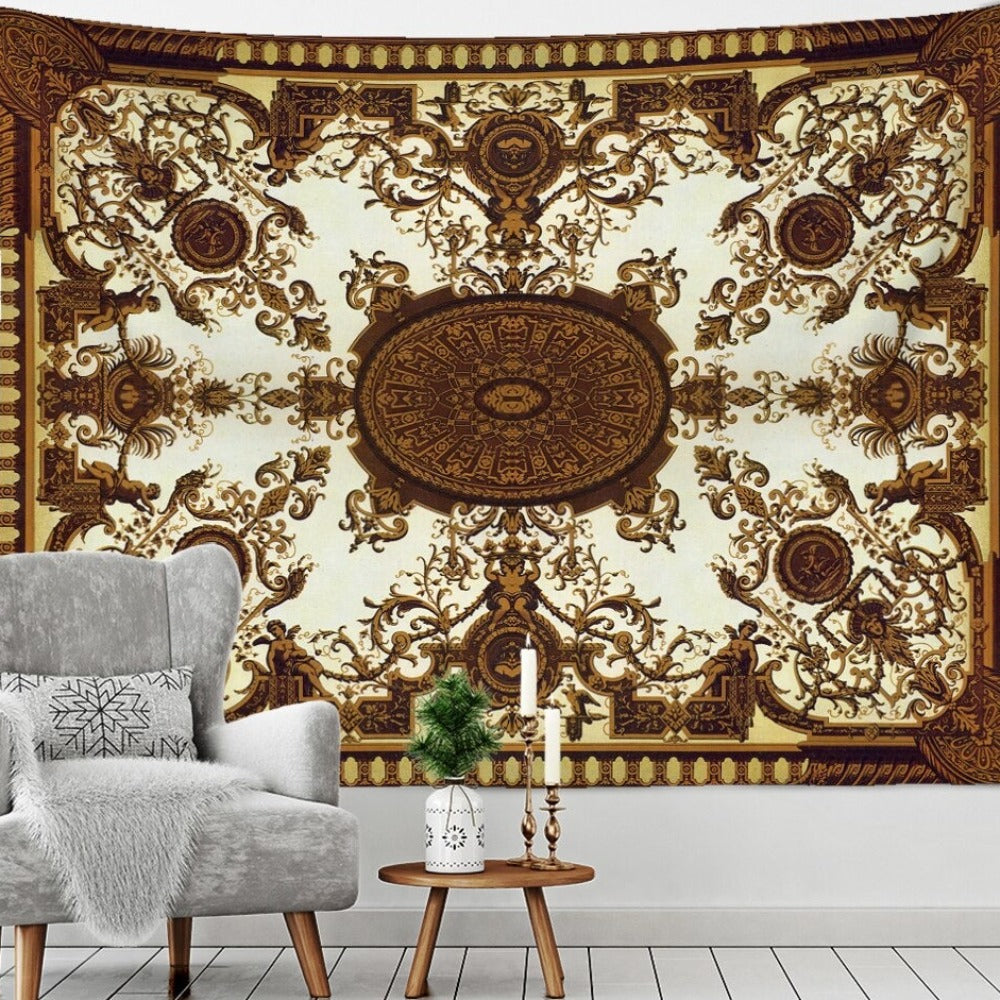Mandala Rug Pattern Tapestry Wall Hanging Tapis Cloth