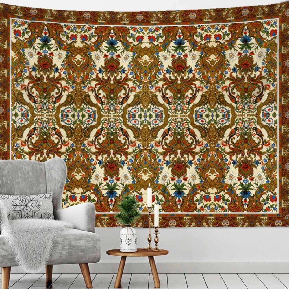 Mandala Rug Pattern Tapestry Wall Hanging Tapis Cloth