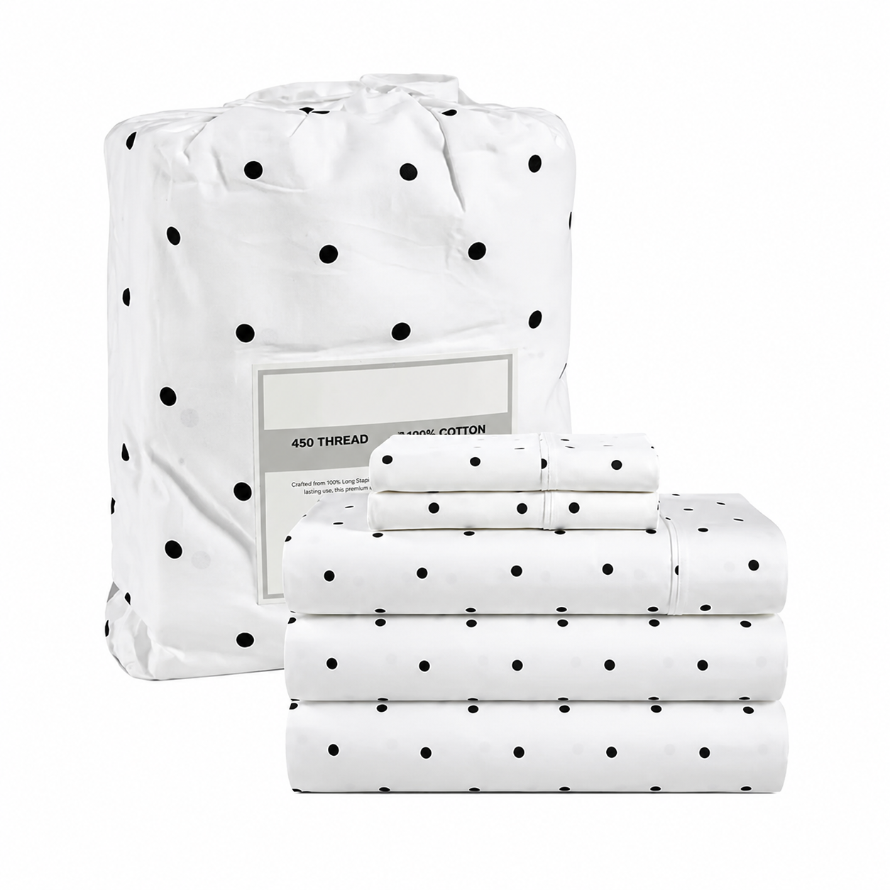 Lightweight Bed Sheet Set With Deep Pocket Fitted Sheet And 2 Pillowcases