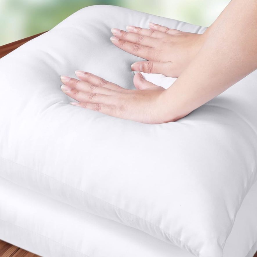 Square For Bed And Indoor Deco Throw PillowBed And Couch Throw Pillow Insert - Image 2