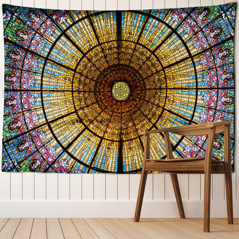 Mandala Indian Tapestry Wall Hanging Tapis Cloth