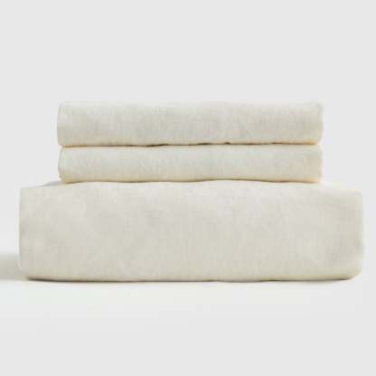 European Linen Fitted Sheet Set