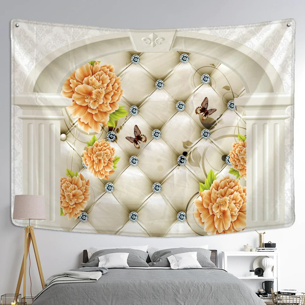 Colorful Lite Art Tapestry Wall Hanging Tapis Cloth