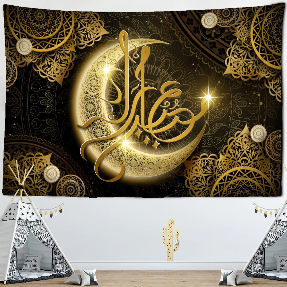 Ramadan Decorations Tapestry Wall Hanging Tapis ClothRamadan Decorations Tapestry Wall Hanging Tapis Cloth - Image 6