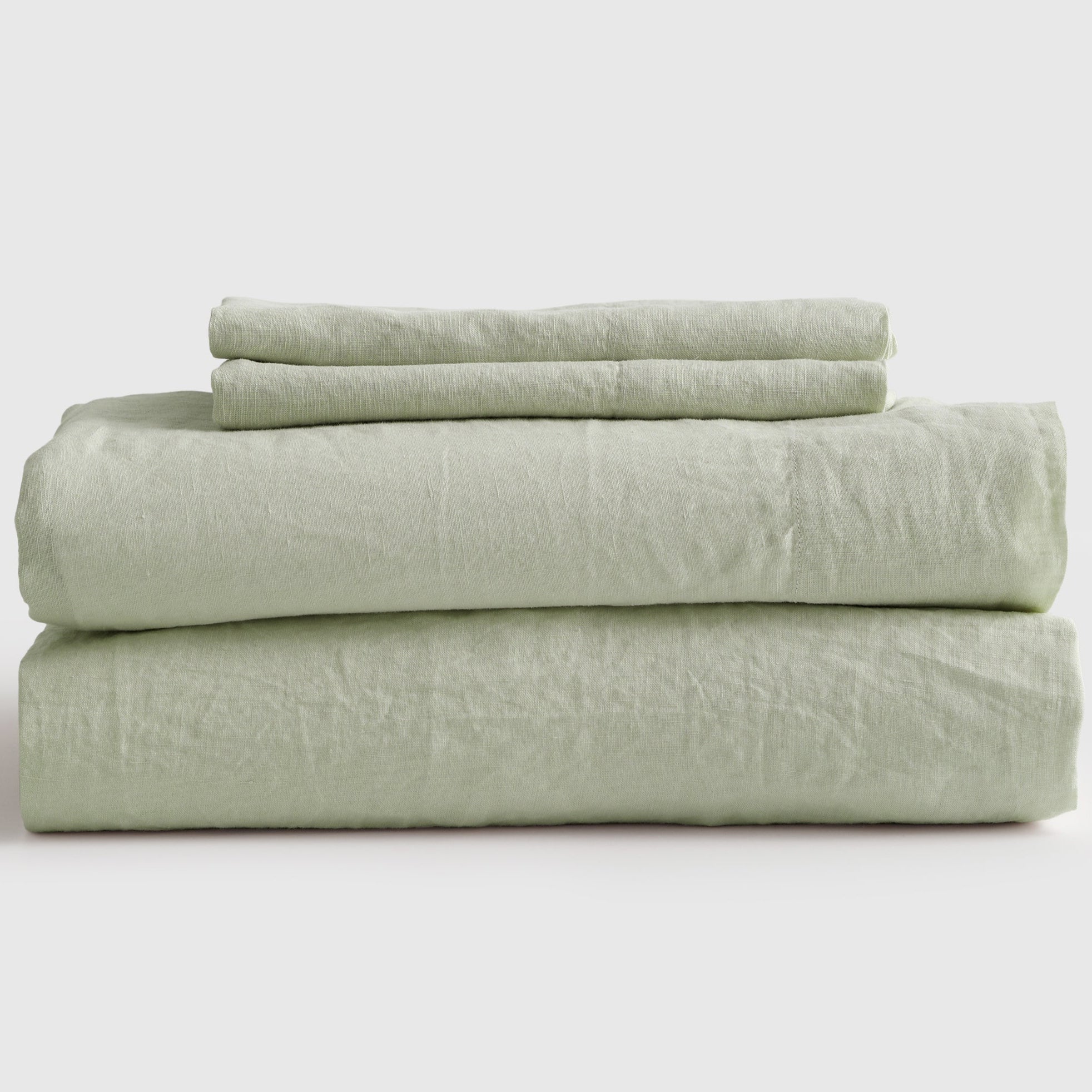 Washed Linen Fitted Sheet Set
