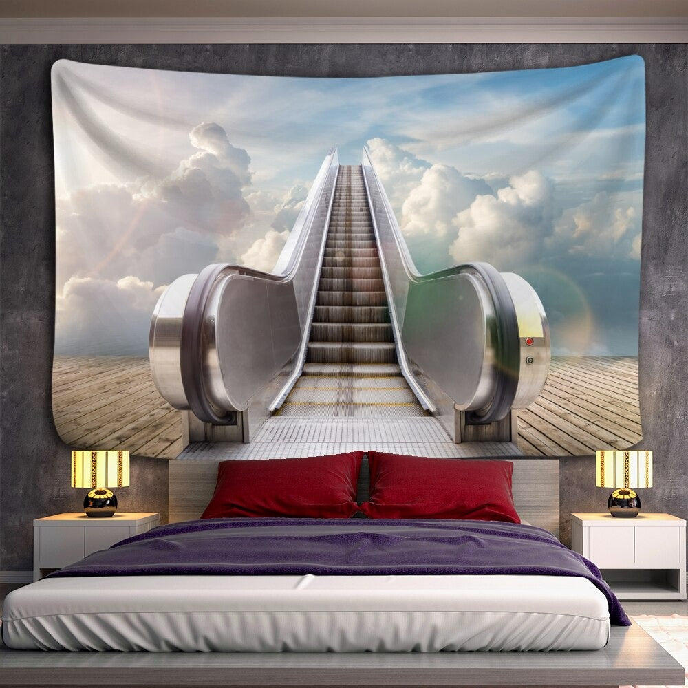 Sky Passage Tapestry Wall Hanging Tapis Cloth